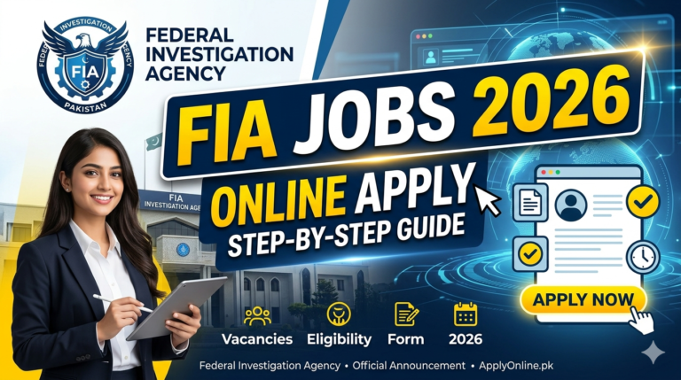FIA Jobs 2026 Online Apply – 1394+ Vacancies Advertisement
