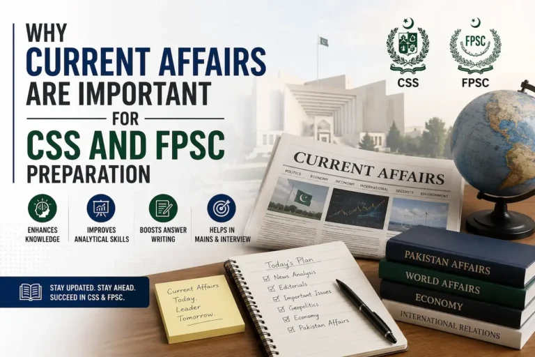 How to Prepare FPSC Current Affairs MCQs Effectively