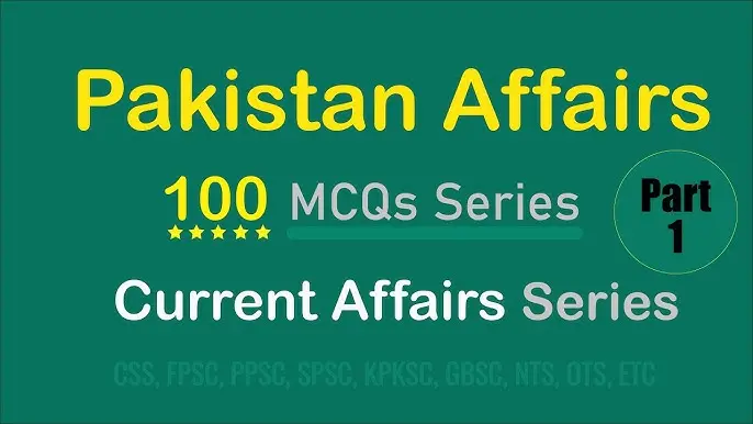 Pakistan Current Affairs