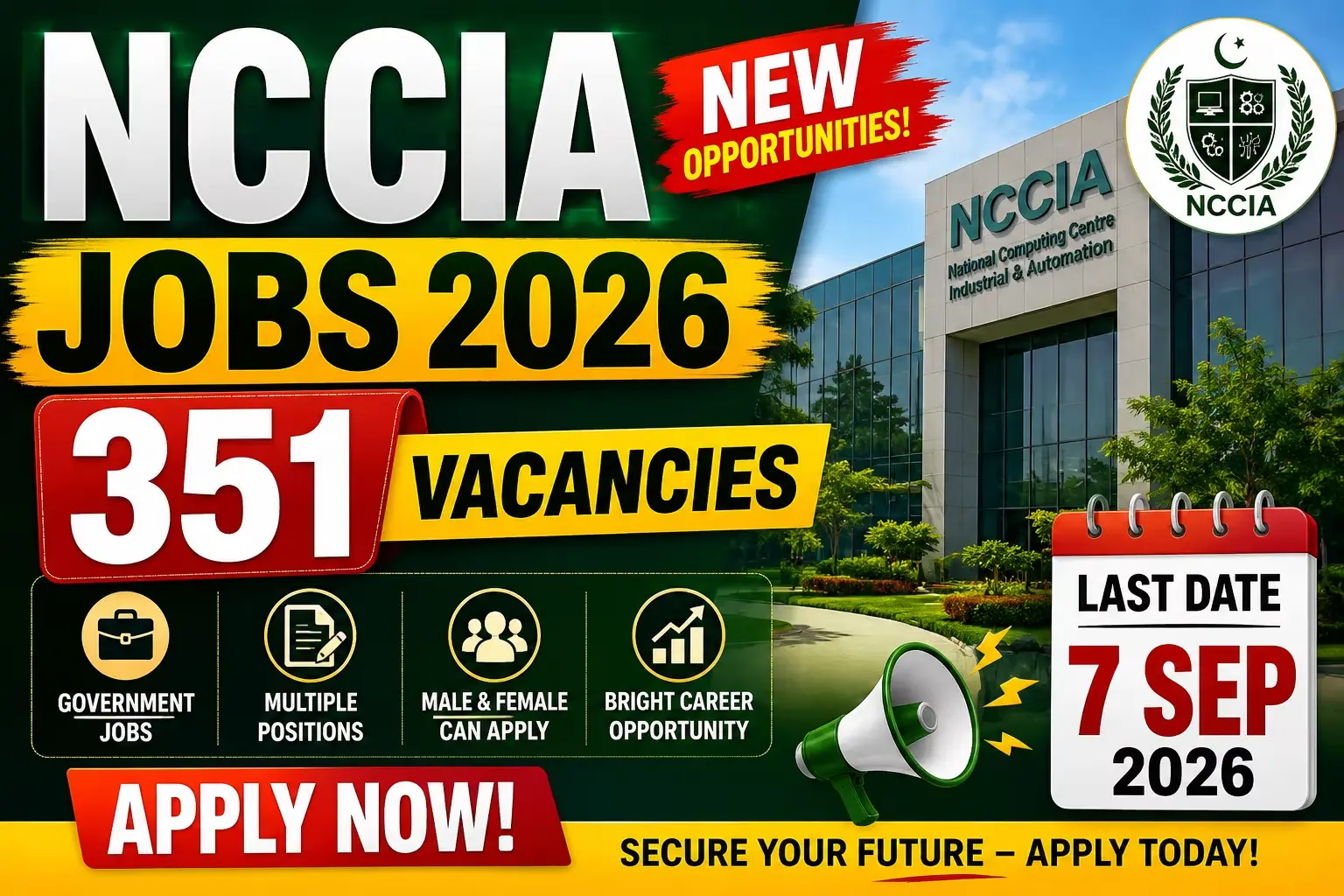 NCCIA Jobs 2026 & Islamabad Police Jobs in Pakistan