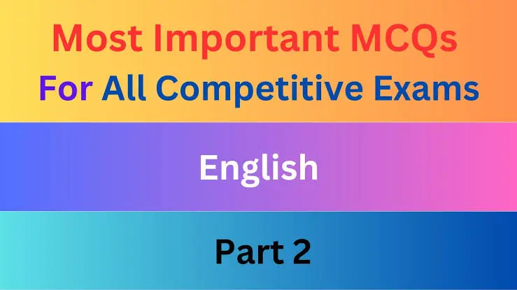 English MCQs for PPSC & FPSC: Grammar, Idioms, Synonyms