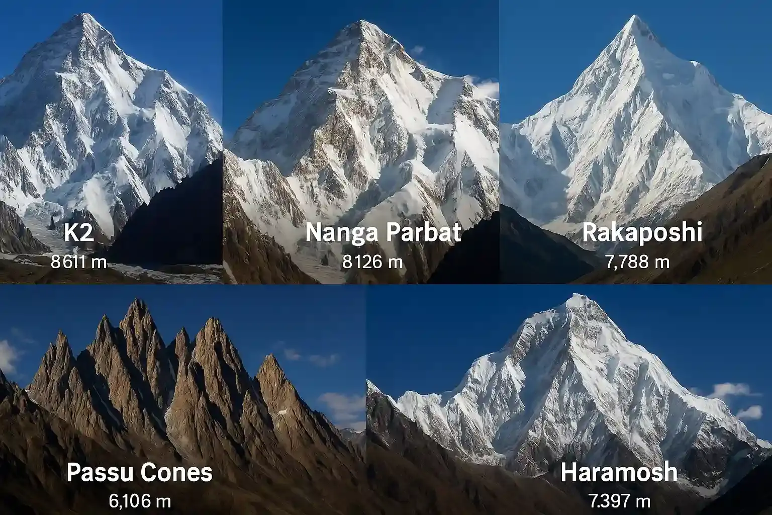 Pakistan’s Major Mountain Ranges and Glaciers: NTS Preparation Guide