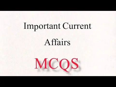 Pakistan Current Affairs MCQs October 2026 with Answers