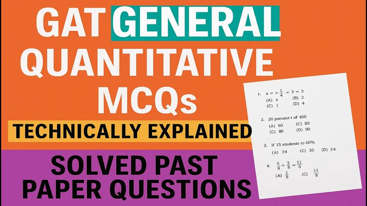 Quantitative Ability MCQs: Percentage, Ratio, Profit and Loss Shortcuts for NTS and PPSC